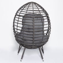 Charcoal Bourne Standing Outdoor Basket Chair